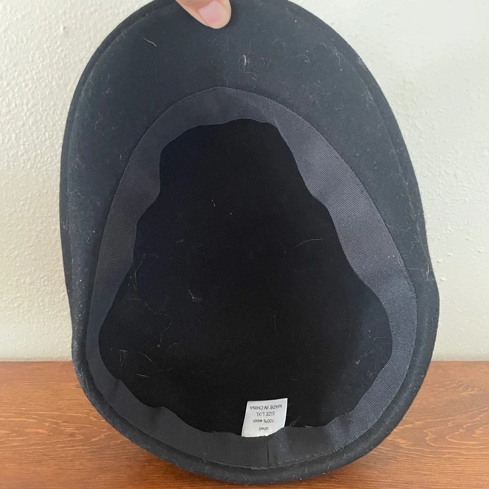 Black Wool Hat XL Peaky Blinders‎ Gentleman's Darby Gatsby Scally Cap Target